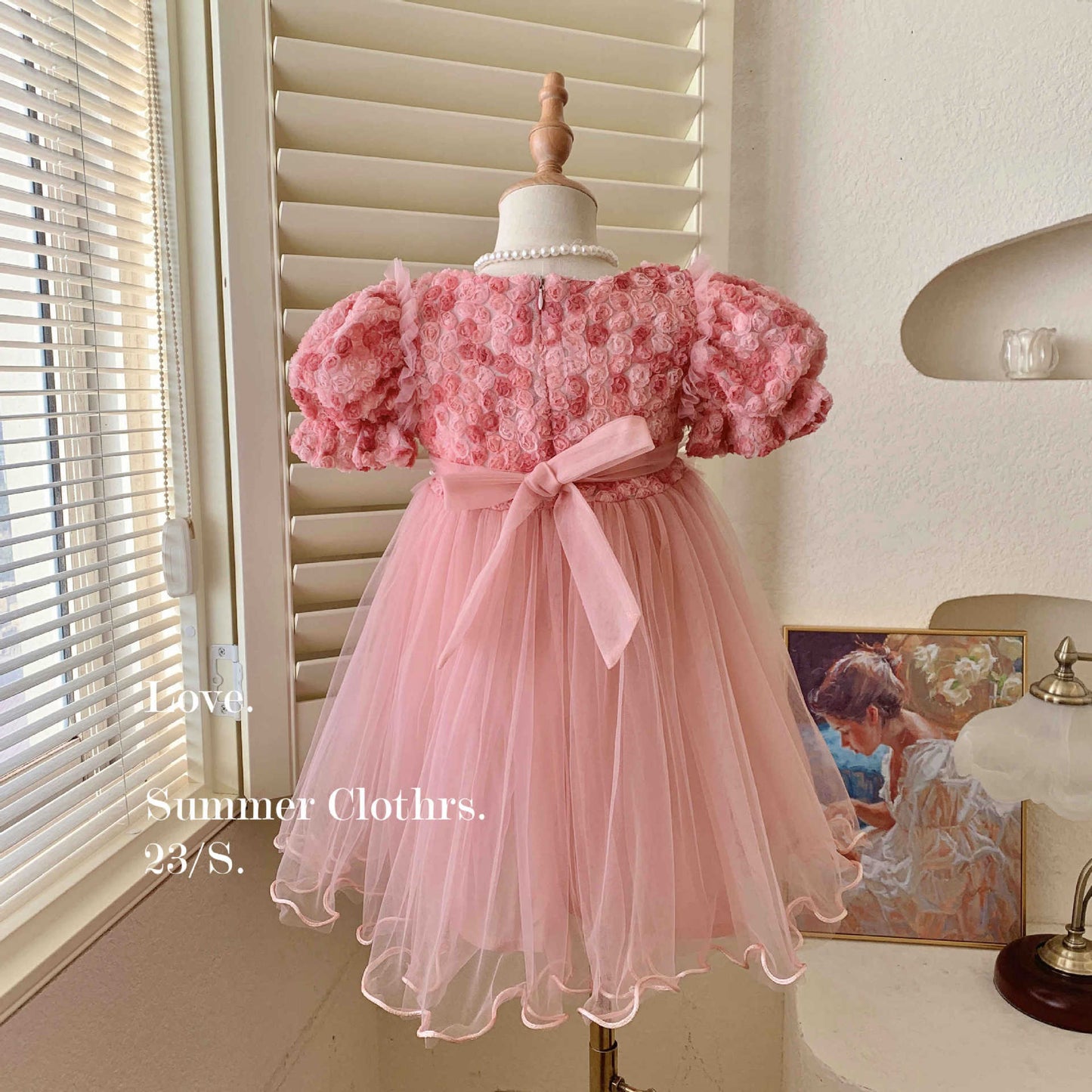 Rosette Dream Tulle Dress