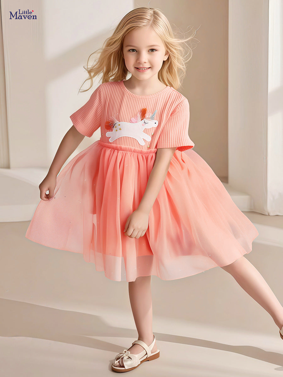 Pink Magical Unicorn Tulle Dress