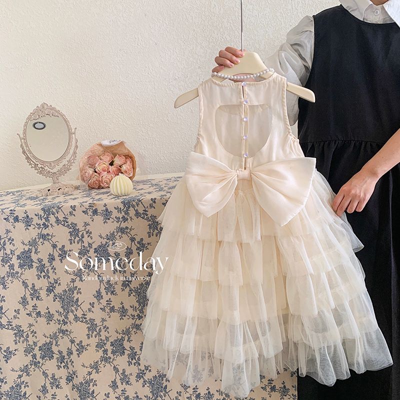 Pearl Blossom Tulle Dress