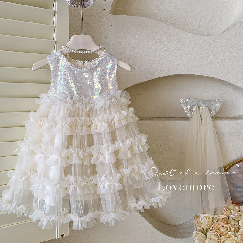 Sequins Girl Starlight Tulle Dress