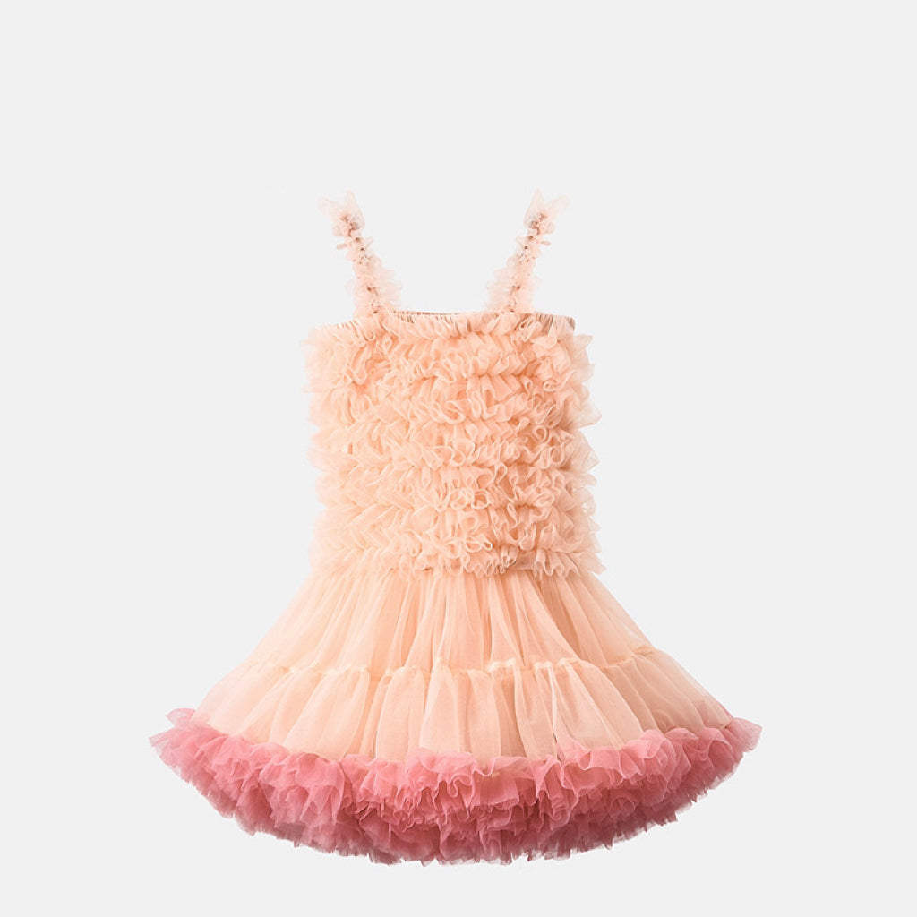 Tulle Tutu Dress Birthday Party Toddler Girls Puffy Dress
