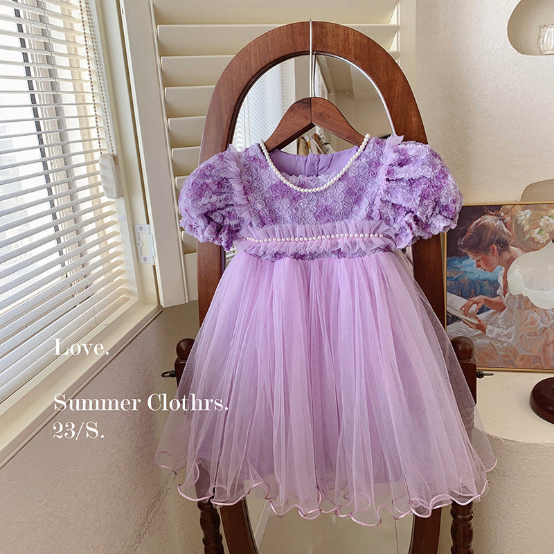 Rosette Dream Tulle Dress