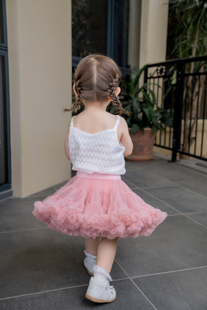 Summer Sleeveless White Girl Vest