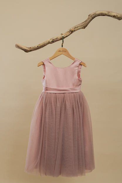 Pink Ball Gown Princess Lace Flower Girl Dresses