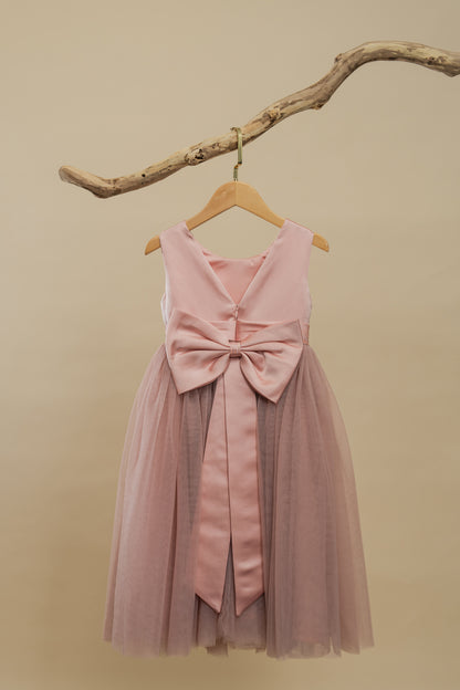 Pink Ball Gown Princess Lace Flower Girl Dresses