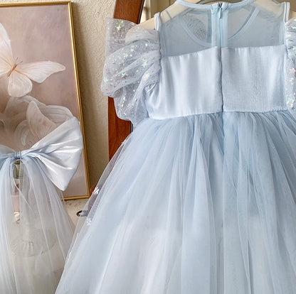 Fairytale Castle Princess Dress with Veil