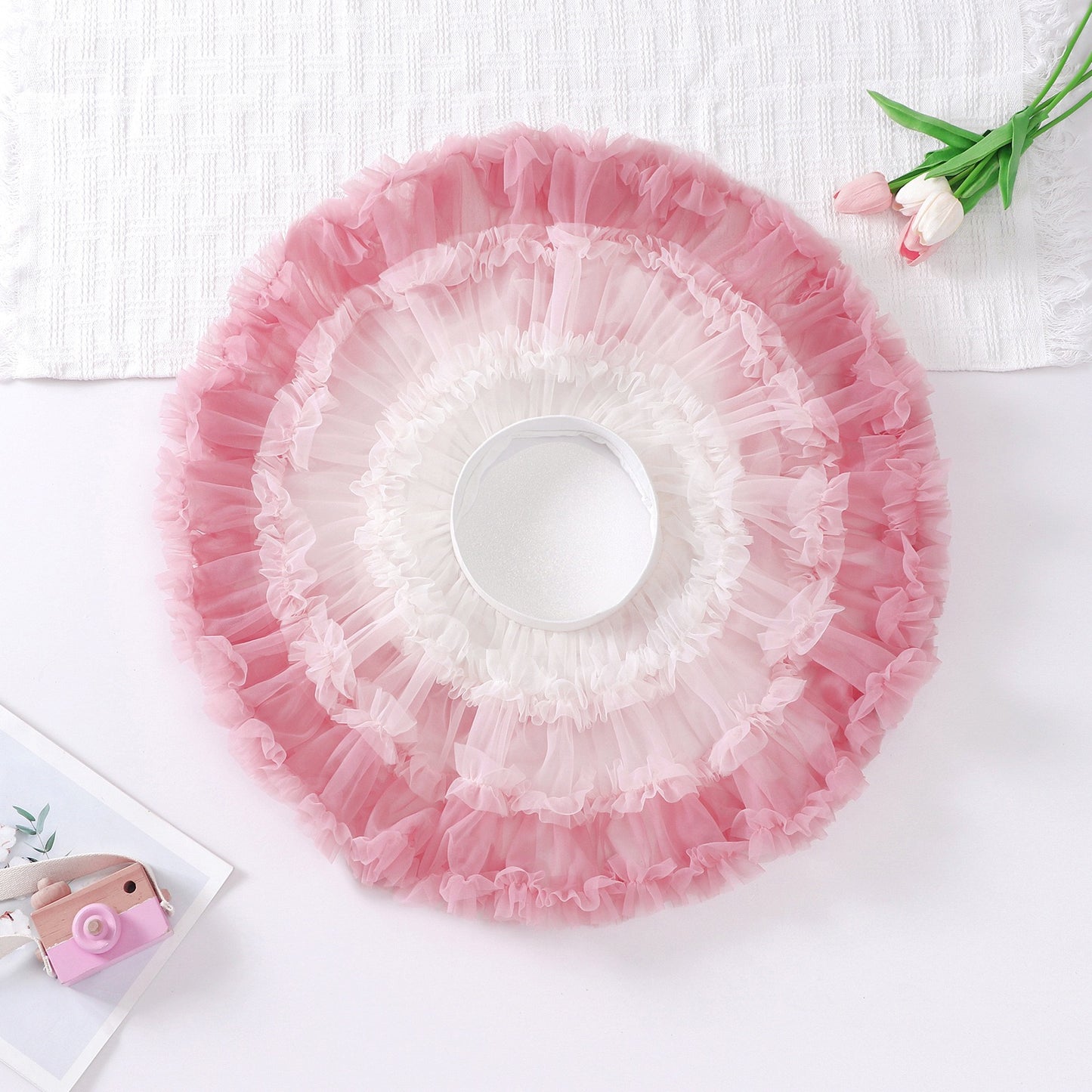 Pink Ombre Layered Tutu Skirt