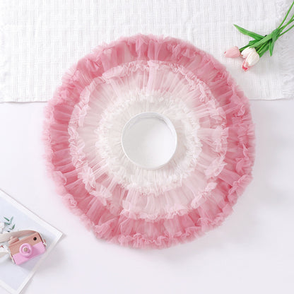 Pink Ombre Layered Tutu Skirt