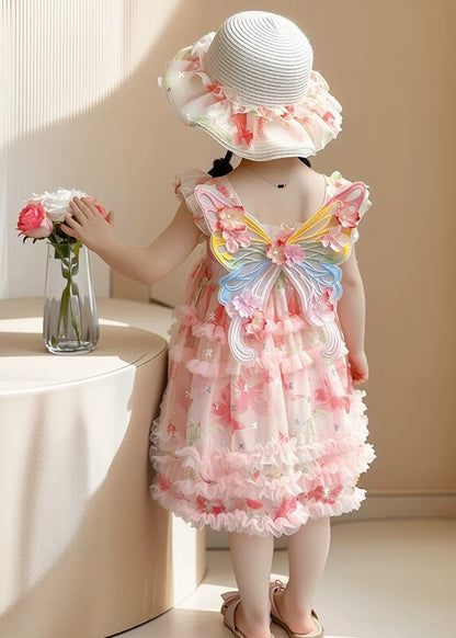 Pink Butterfly Garden Dress