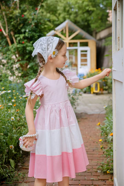 Sweet Meadow Multi-Color Casual Girl Dress