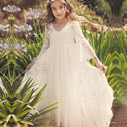 Ethereal Lace Gown