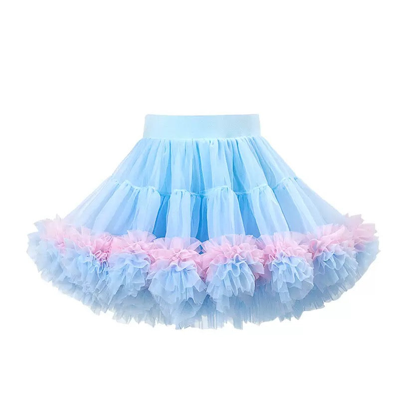 Fluffy Pink Layered Tutu Skirt