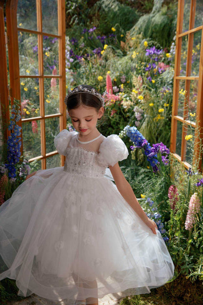 Angel’s Whisper White Floral Dress