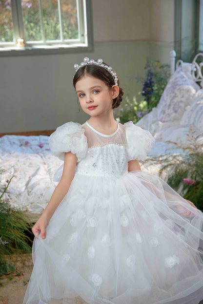 Angel’s Whisper White Floral Dress