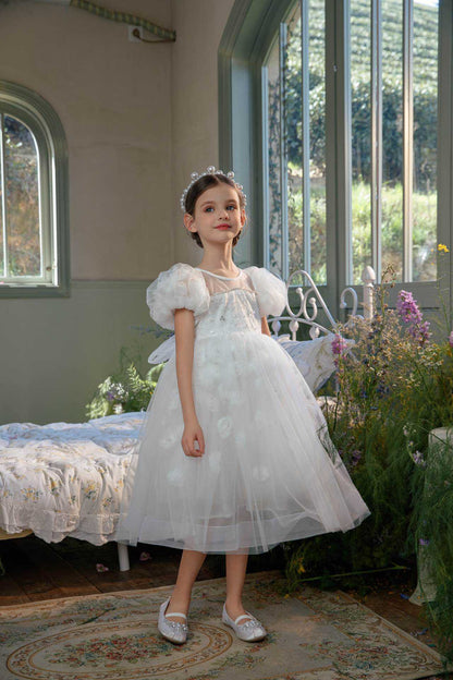 Angel’s Whisper White Floral Dress
