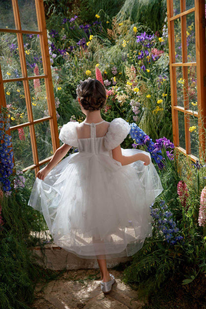 Angel’s Whisper White Floral Dress