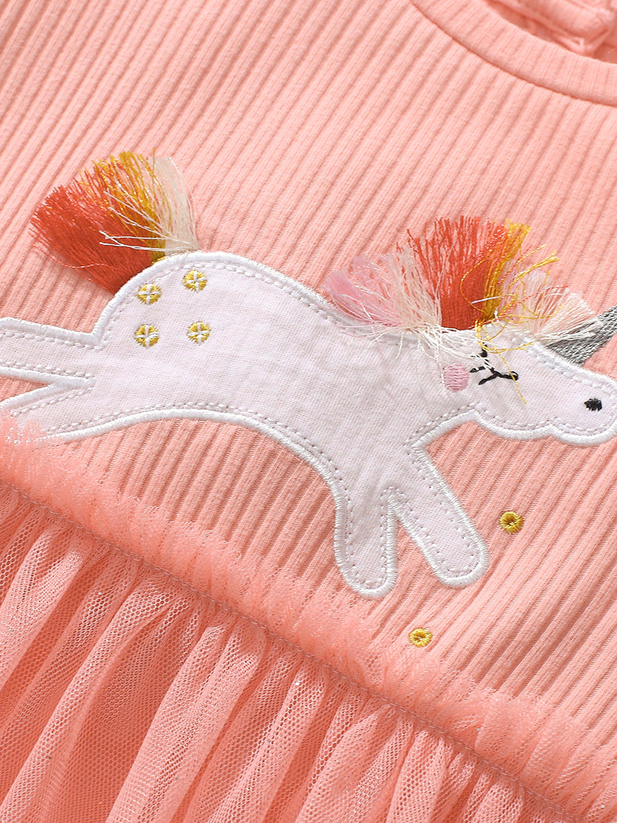Pink Magical Unicorn Tulle Dress