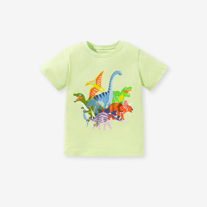 Green Dino Squad Tee