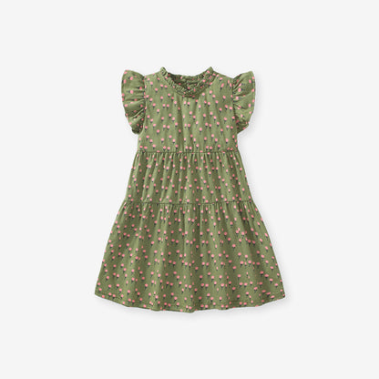 Green Meadow Floral Dress