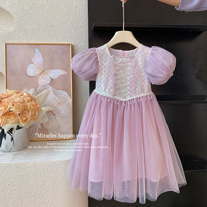 Lavender Princess Gown