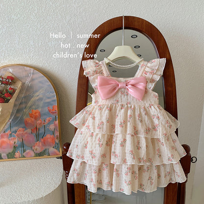 Baby Girl Summer Blossom Tiered Dress