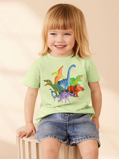 Green Dino Squad Tee