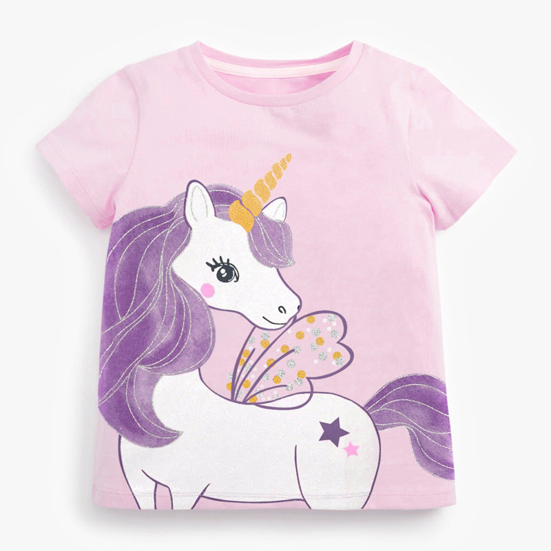 Girl Purple Enchanted Unicorn Set