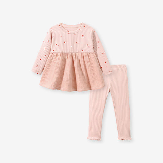 Pink Polka Comfort Set