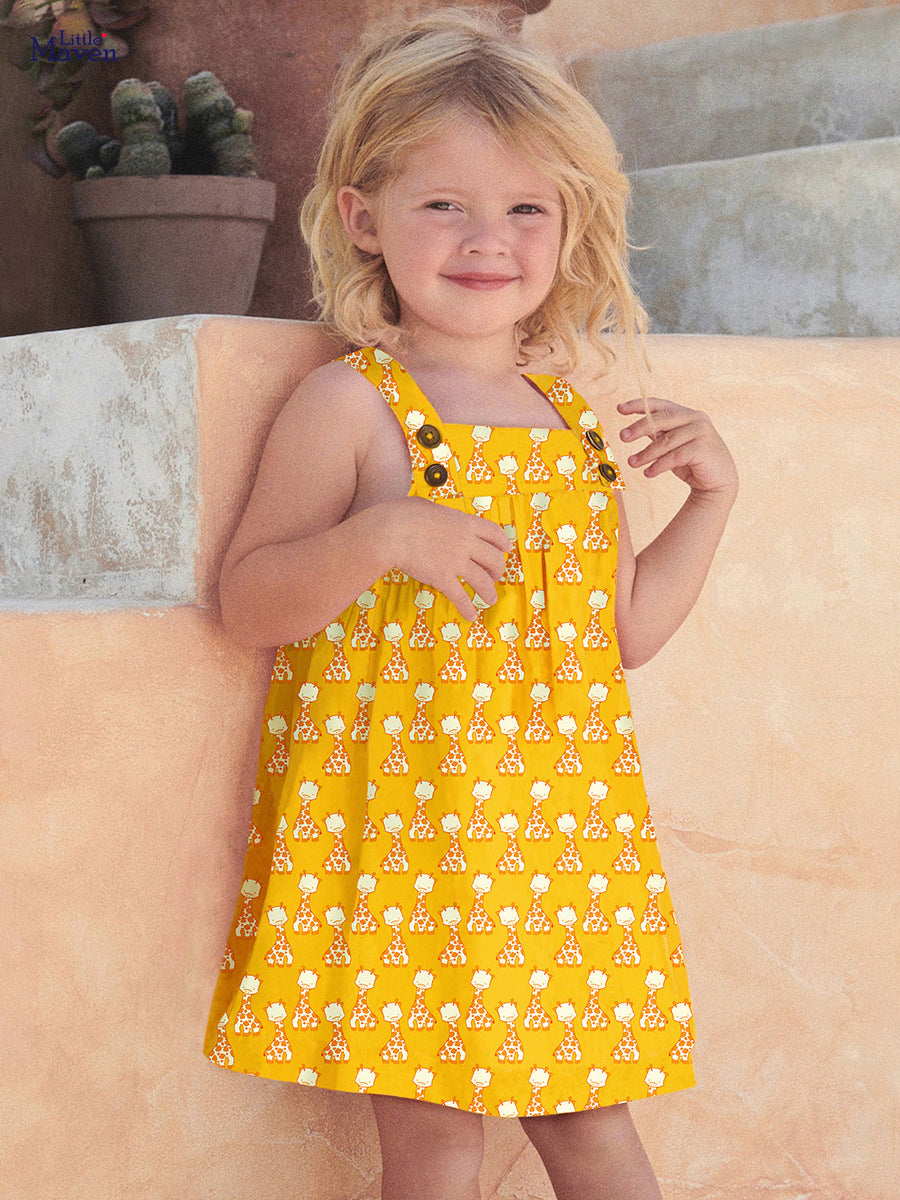 Giraffe Fun Sun Dress
