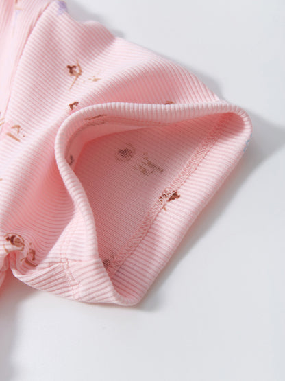 Girl Pink Ballerina Cotton Tulle Dress