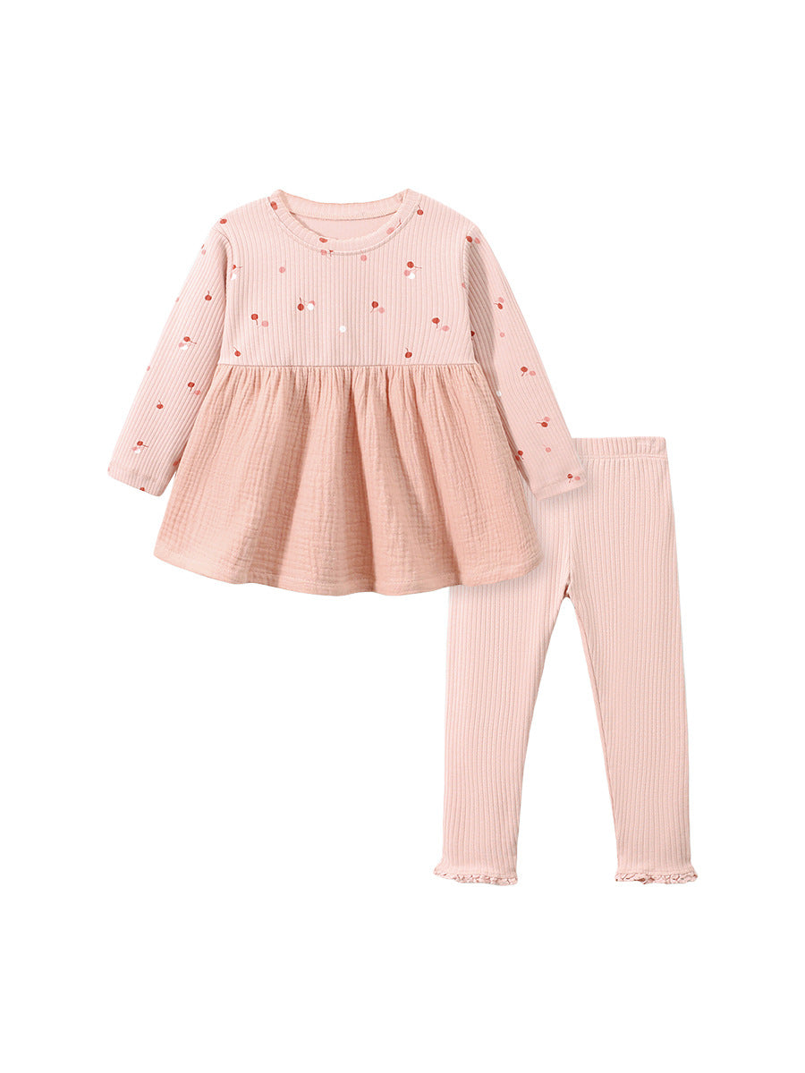 Pink Polka Comfort Set