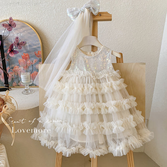 Sequins Girl Starlight Tulle Dress