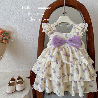 Baby Girl Summer Blossom Tiered Dress