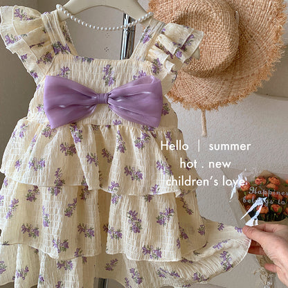 Baby Girl Summer Blossom Tiered Dress