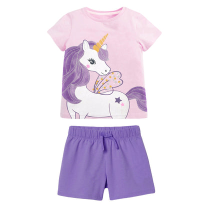 Girl Purple Enchanted Unicorn Set