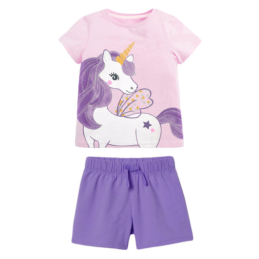 Girl Purple Enchanted Unicorn Set