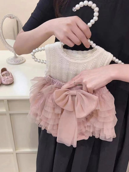 Creamy Knit Ruffle Top