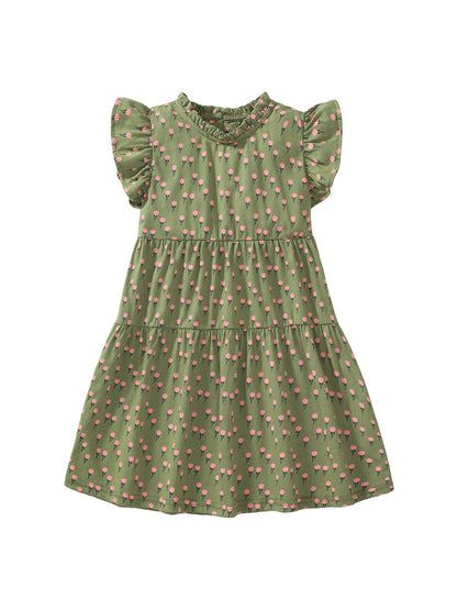 Green Meadow Floral Dress