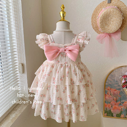 Baby Girl Summer Blossom Tiered Dress