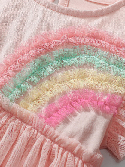 Dreamy Rainbow Tulle Dress