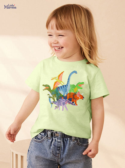 Green Dino Squad Tee