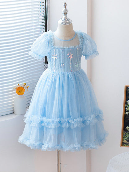 Enchanting Princess Blue Dress