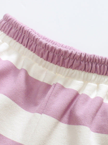 Lavender Stripes Set