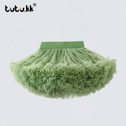 Tutu Skirt Tulle Birthday Party Dress Dance Performance