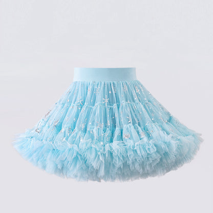Tutu Skirt Tulle Birthday Party Dress Dance Performance