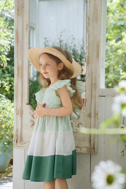 Sweet Meadow Multi-Color Casual Girl Dress