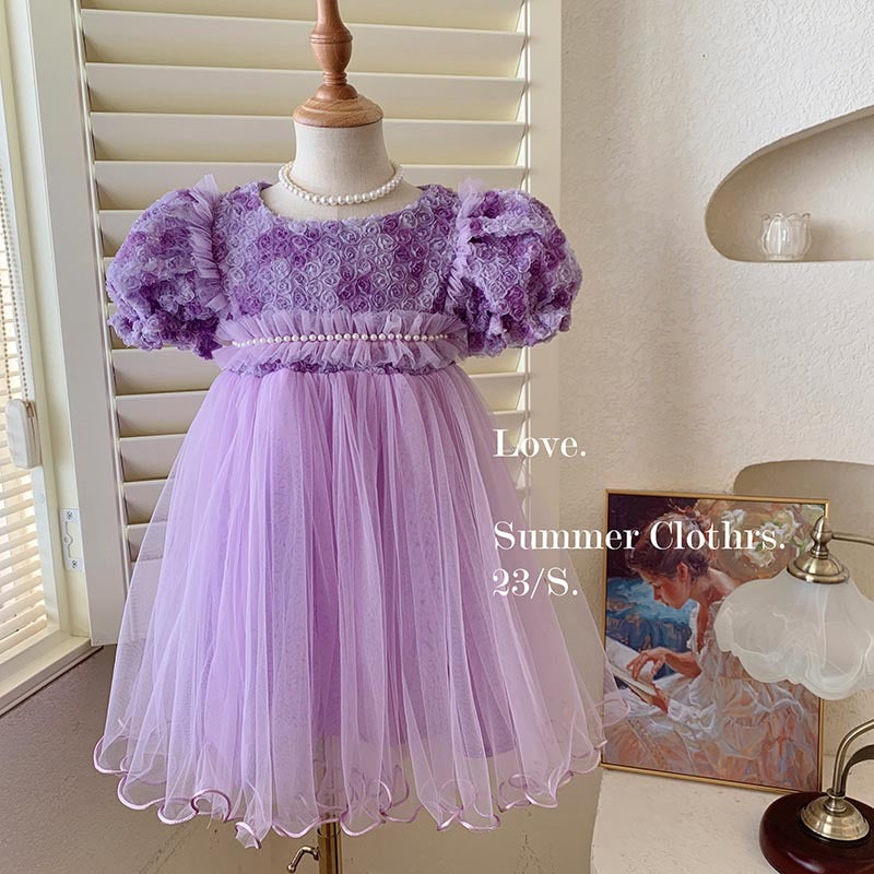 Rosette Dream Tulle Dress