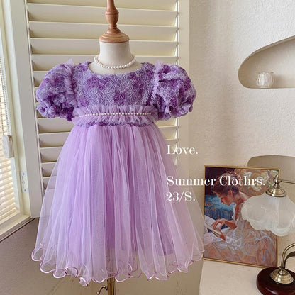Rosette Dream Tulle Dress